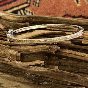 New Diamond Treasures Sterling & Yellow Diamond Bangle
